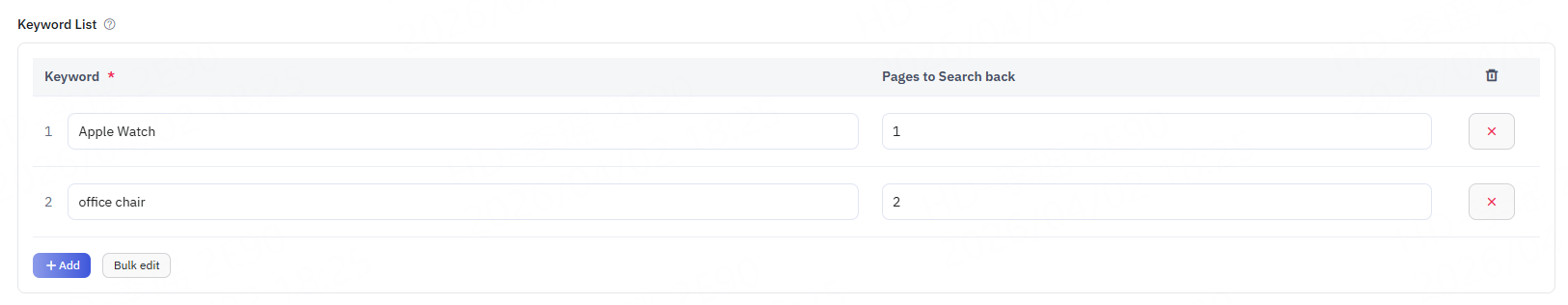 Amazon Product Scraper keywords input.png